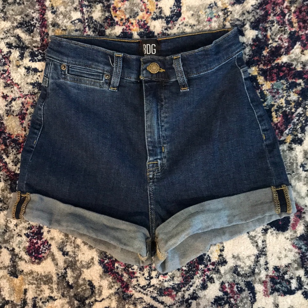 Urban Outfitters high rise jean shorts